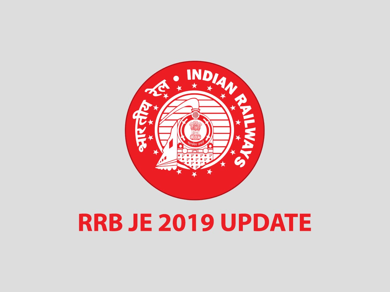 RRB JE 2019 Exam Language Update Notification