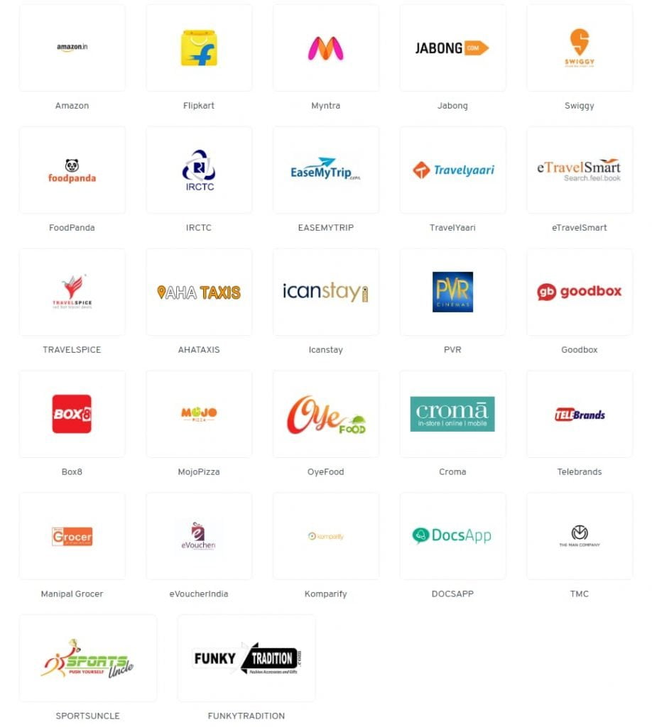 List of Merchants ePayLater Tied up with