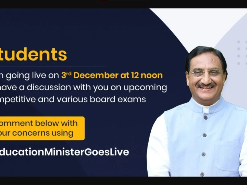 India’s Education Minister to Interact with Board Students on December 3