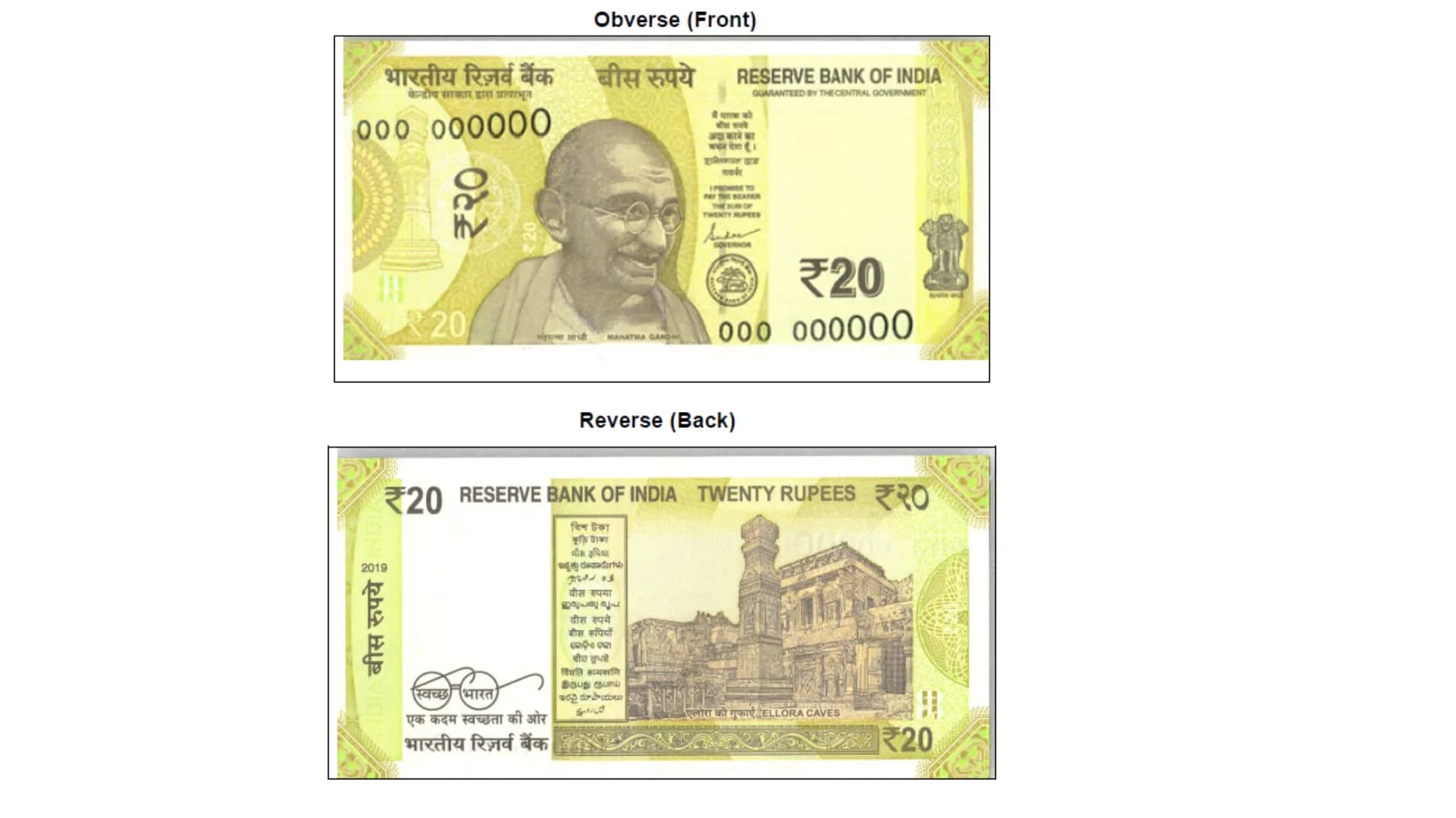 RBI will soon roll out a new note of Rs 20