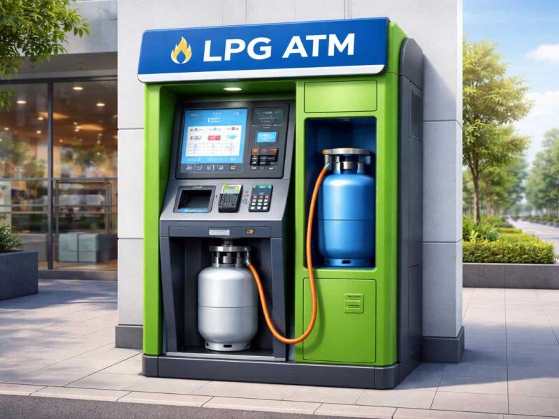 Gurgaon now has a 24x7 LPG ATM in Sohna for fast cylinder exchange. The LPG vending machine swaps an empty cylinder for a filled one in about 2 to 3 minutes.